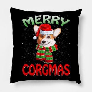 Merry Corgmas Ugly Corgi Christmas Xmas Pajamas T-Shirt Pillow