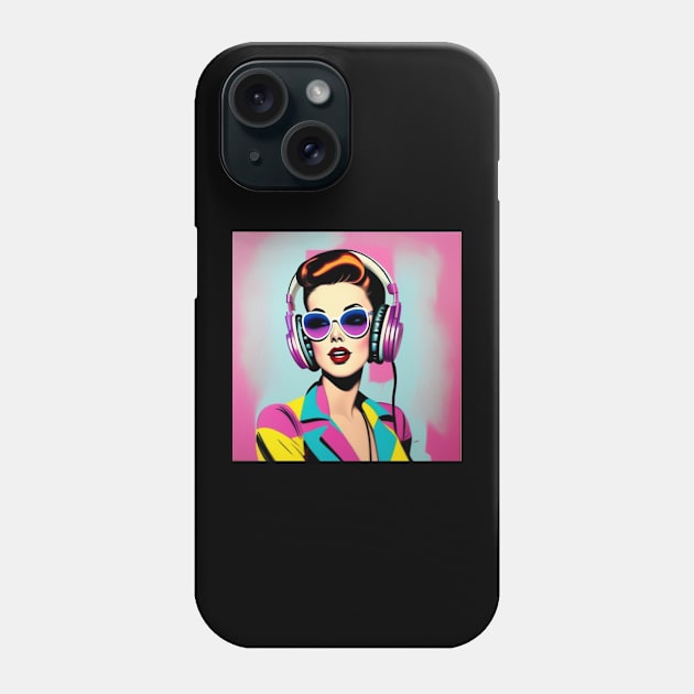 Pink Aesthetic Unbothered Plus Music Phone Case by musicgeniusart