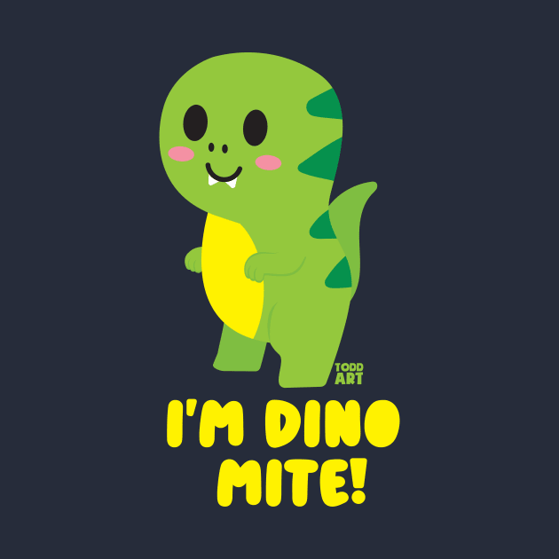 DINO MITE by toddgoldmanart