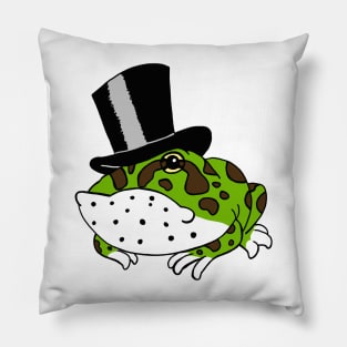 Tophat Pacman Frog Pillow