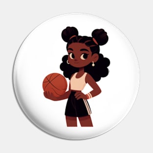 Female basketball player Pin