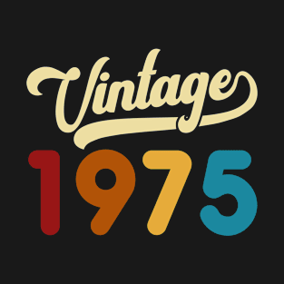 1975 Vintage Gift 45th Birthday Retro Style T-Shirt