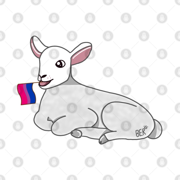 Lorraine The Bisexual Pride Lamb by SentABearToSpace 