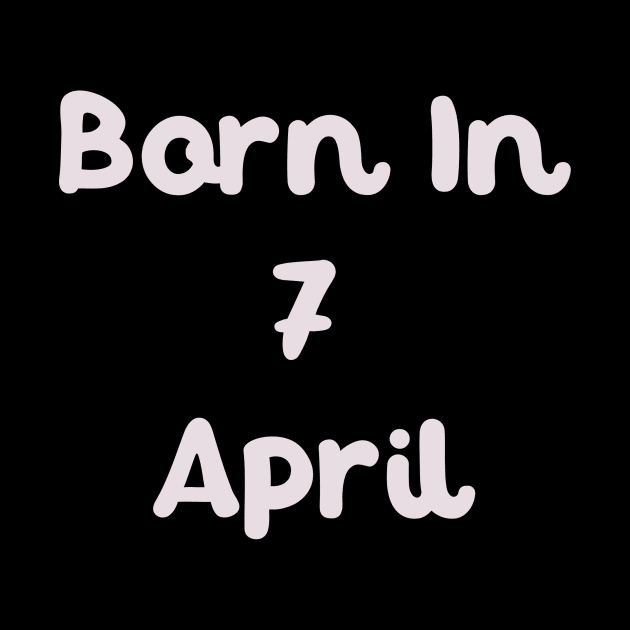 Born In 7 April by Fandie