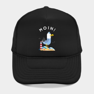 Moin Möwe Kapitän Norddeutschland Hat