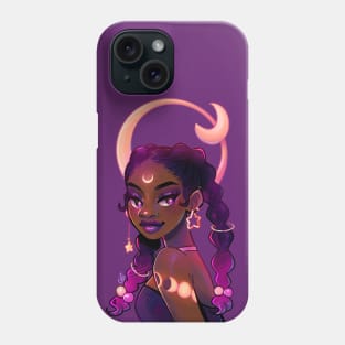 purple & gold Phone Case