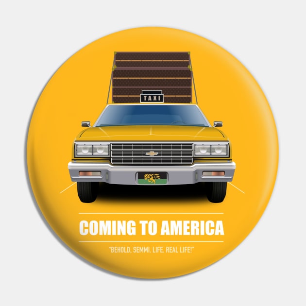 Coming to America - Alternative Movie Poster Pin by MoviePosterBoy