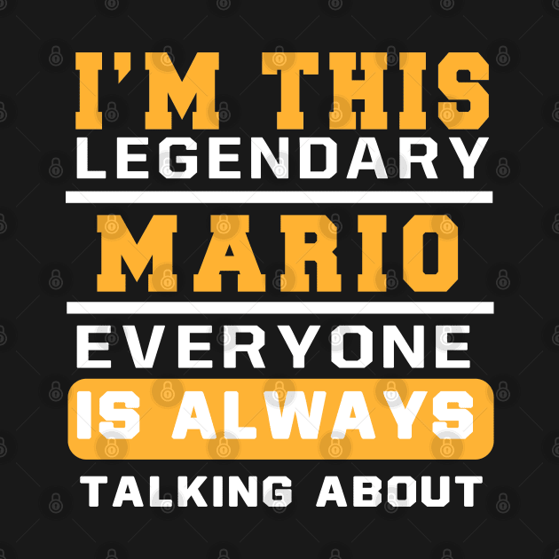 Mario Personal Name Funny Mario by TOMOBIRI