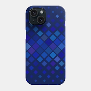 Variations on Blue Diamond Pattern Phone Case