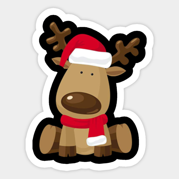 Cute Christmas Reindeer Cartoon T Shirt Matching Family Active Christmas Reindeer Rudolph Sticker Teepublic The best selection of royalty free reindeer cartoon vector art, graphics and stock illustrations. cute christmas reindeer cartoon t shirt matching family active