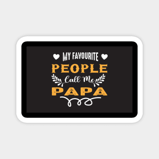 papa t-shirt design Magnet