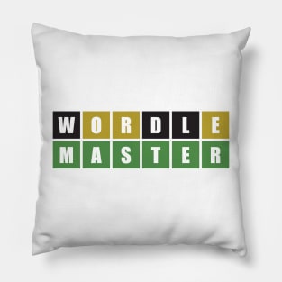 Wordle Master (Wordle Style) Pillow