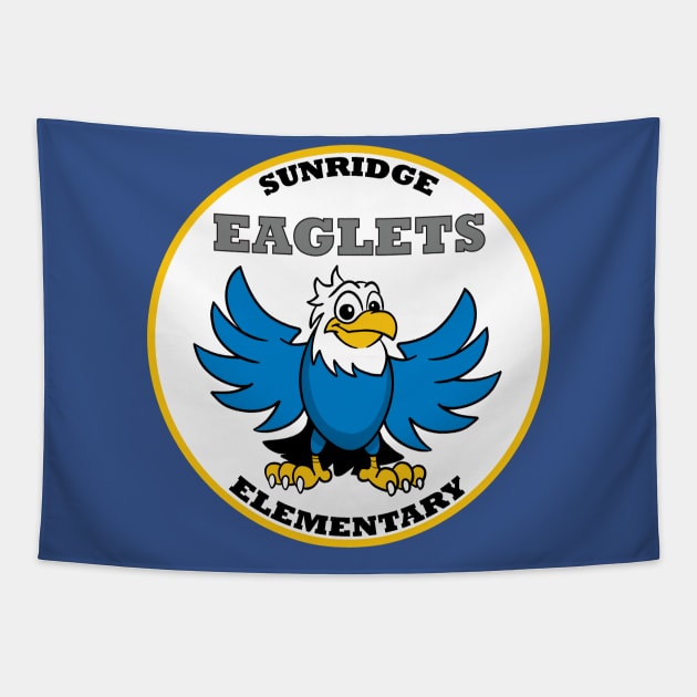 Sunridge Elementary Eaglet Soaring Tapestry by SRES PTO