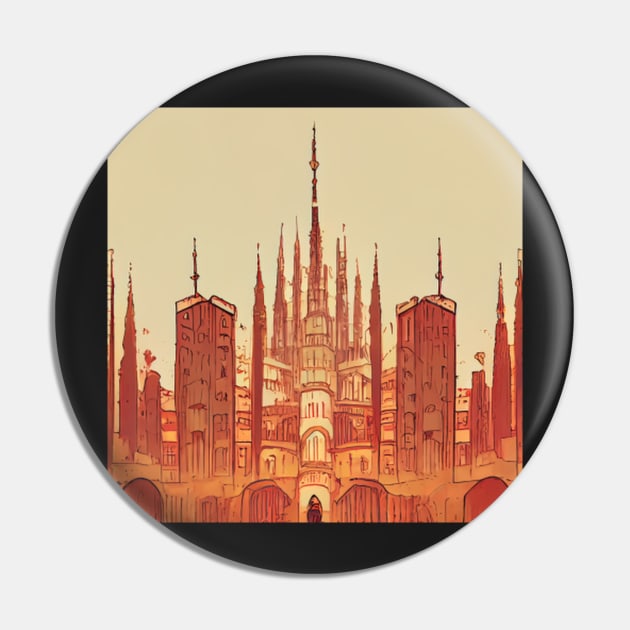Milan | Comics Style Pin by ComicsFactory