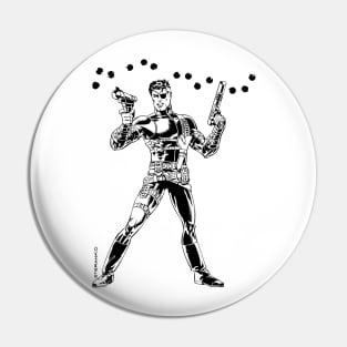 Steranko Super Spy Pin