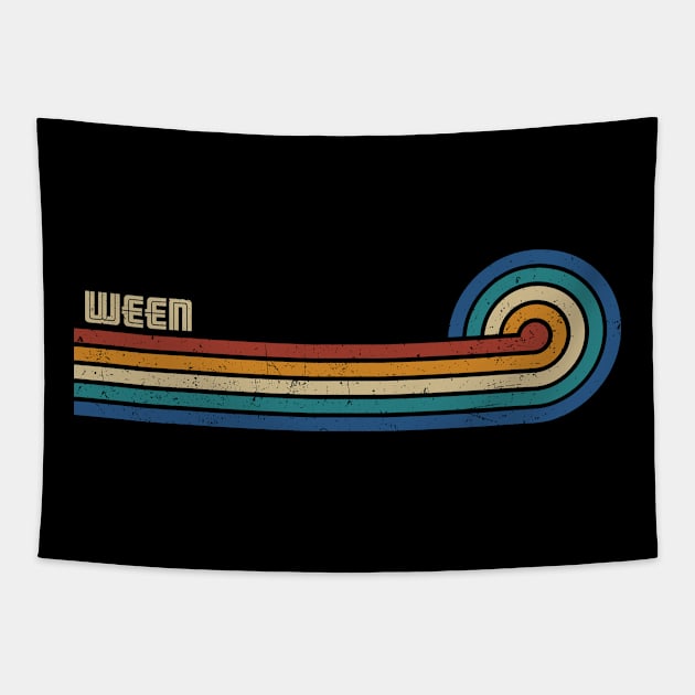 Ween - Retro Sunset Tapestry by Arestration