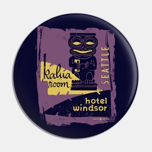 Vintage Kalua Room Seattle Hotel Windsor Pin