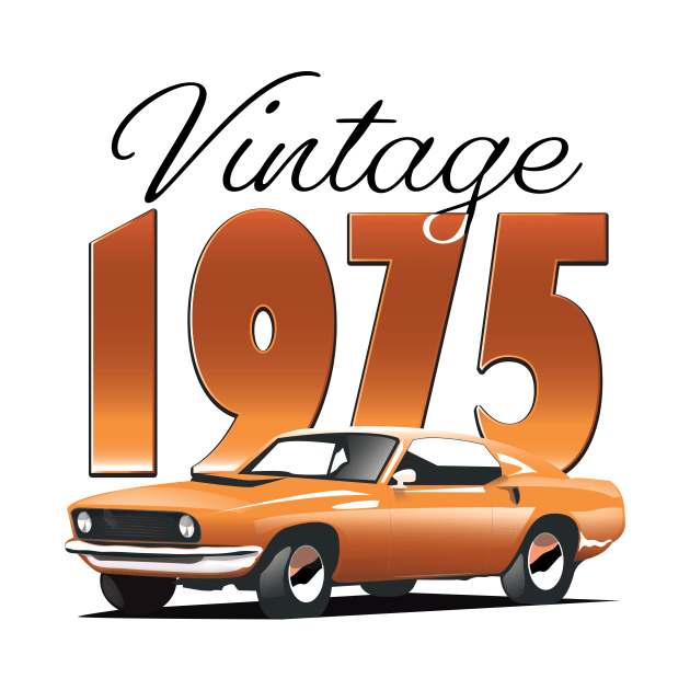 Vintage 1975 classic car by nickemporium1