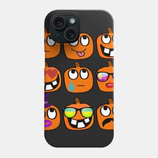 Pumpkin Emoji Shirt - Pumpkin Emoji Design, Pumpkin Design Phone Case