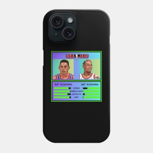 86’ Rodman vs 96’ Rodman - NBA Jam Edition Phone Case