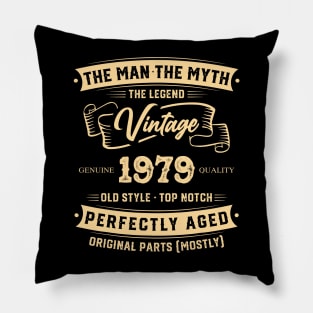 The Legend Vintage 1979 Perfectly Aged Pillow