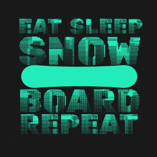 Eat Sleep Snowboard Repeat T-Shirt