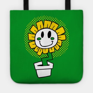 Happy Flower Pot Tote