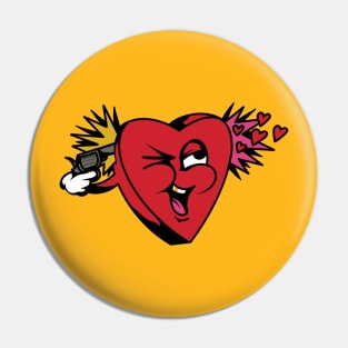 BLEEDING HEART ART TEES Pin