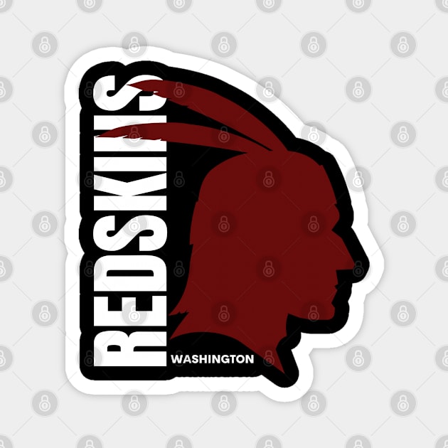 WASHINGTON REDSKINS FAN Magnet by Lolane