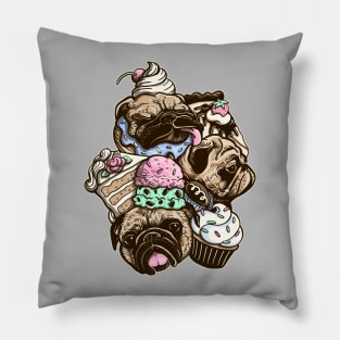 Dogs & Desserts Pillow