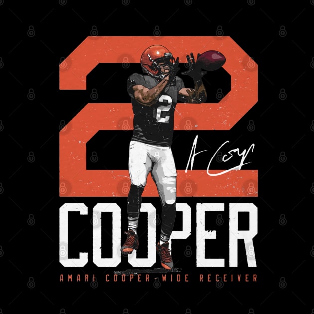 Amari Cooper Cleveland Bold Number by Chunta_Design