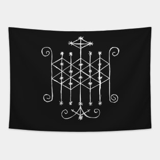 Ogun Voodoo Veve Tapestry