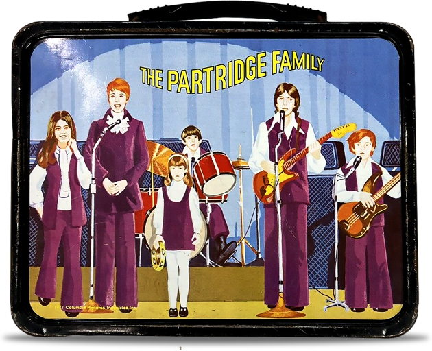 Partridge Family Lunch Box Kids T-Shirt by offsetvinylfilm