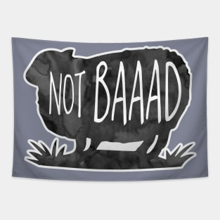 Not Baad - funny pun design Tapestry