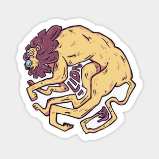 Absurd Lion Magnet