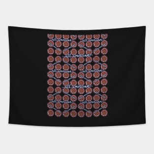 All American all over print Tapestry