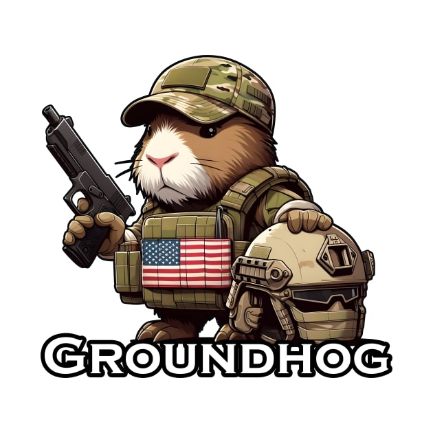 Tactical Groundhog by Rawlifegraphic