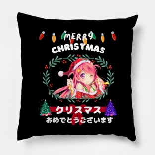 Merry Christmas kawaii Pillow