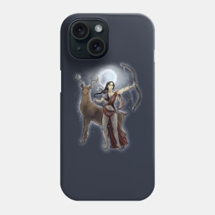 Artemis in the Night Phone Case