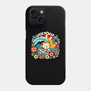 Happy Aloha Lucky Cat Phone Case