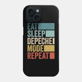 Funny Eat Sleep Depeche Name Repeat Retro Vintage Phone Case