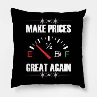 Make Gas Prices Great Again Funny Trump Supporters Vintage Pillow