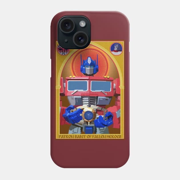 Patron Saint of Fallen Heroes Phone Case by gigglelumps