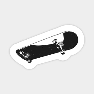 Skateboard Simplistic Skate Skateboarding Magnet