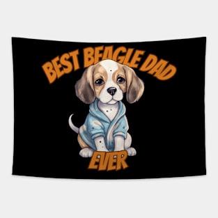 best beagle dad, beagle dog, funny gifts for dog lovers Tapestry