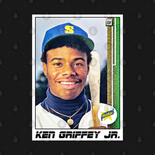 Ken Griffey Jr Rookie Card by darklordpug