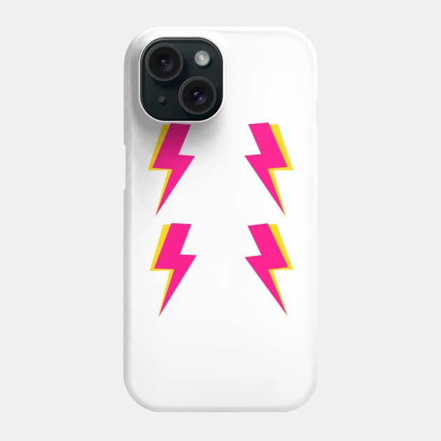 Lightning Bolt Phone Case by Kamaloca