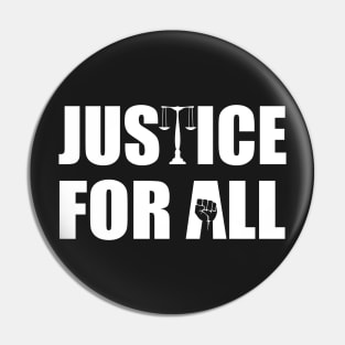 Justice for All Pin