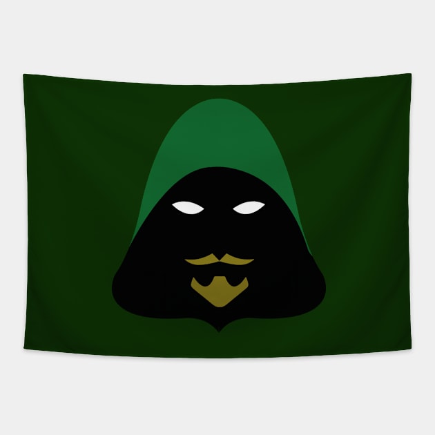 Minimalist Green Arrow Tapestry by PWCreate