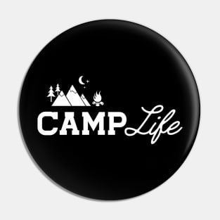 Camp Life Pin